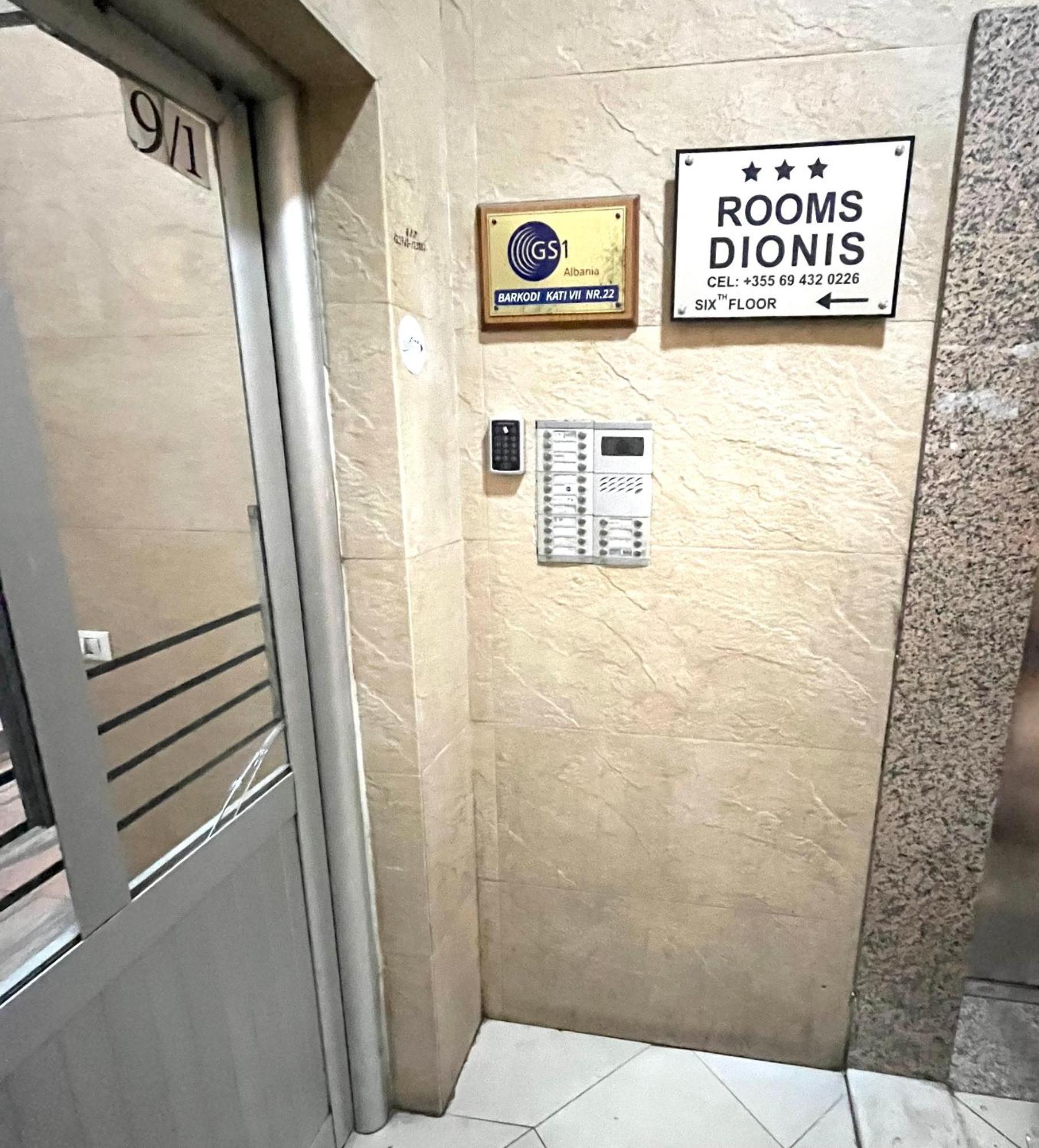 Rooms Dionis Tiranë Ngoại thất bức ảnh